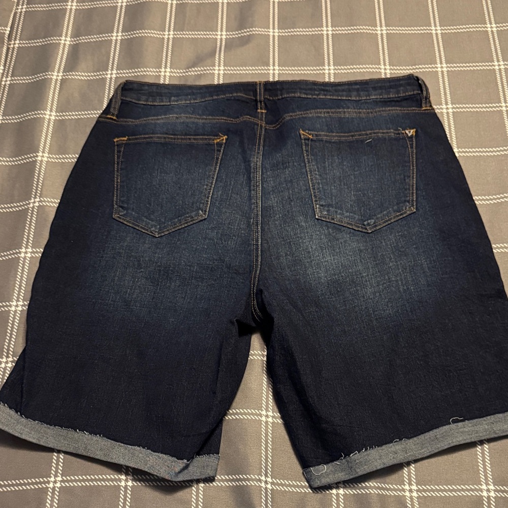 Vigoss Indigo Denim Bermuda Shorts